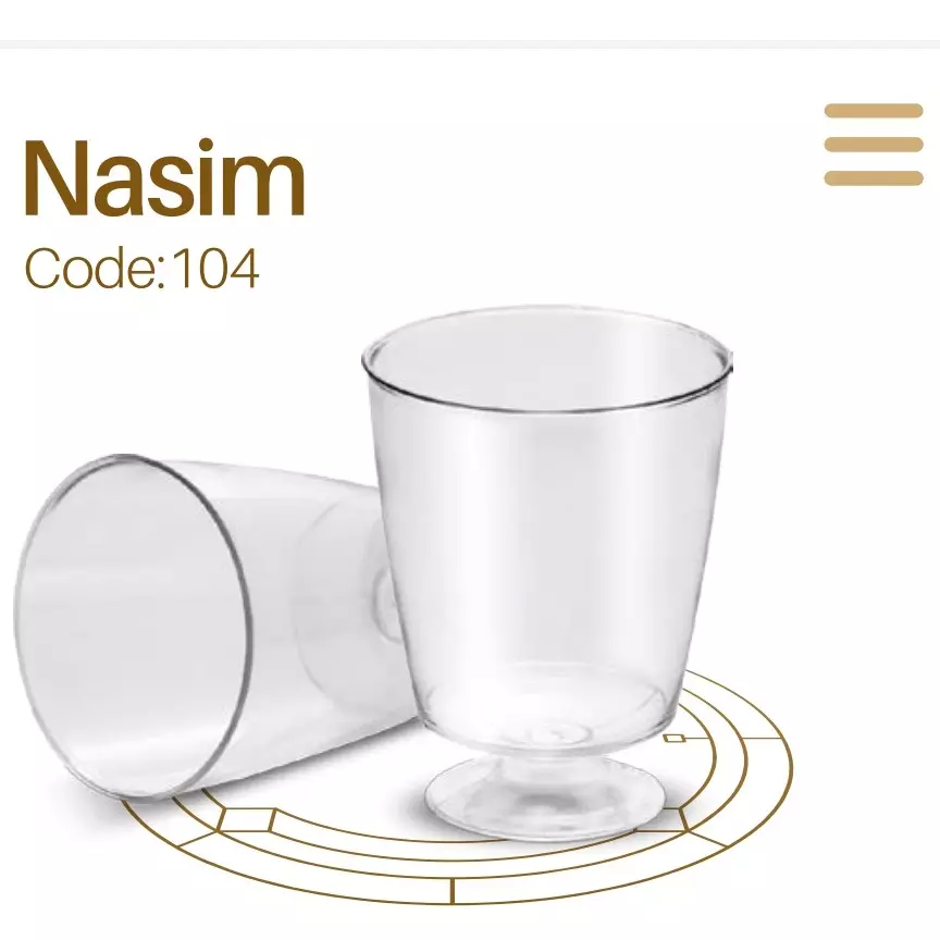 لیوان دسر 10 عددی جام 60 سی سی (مخصوص پذیرایی ژله وانواع دسر)