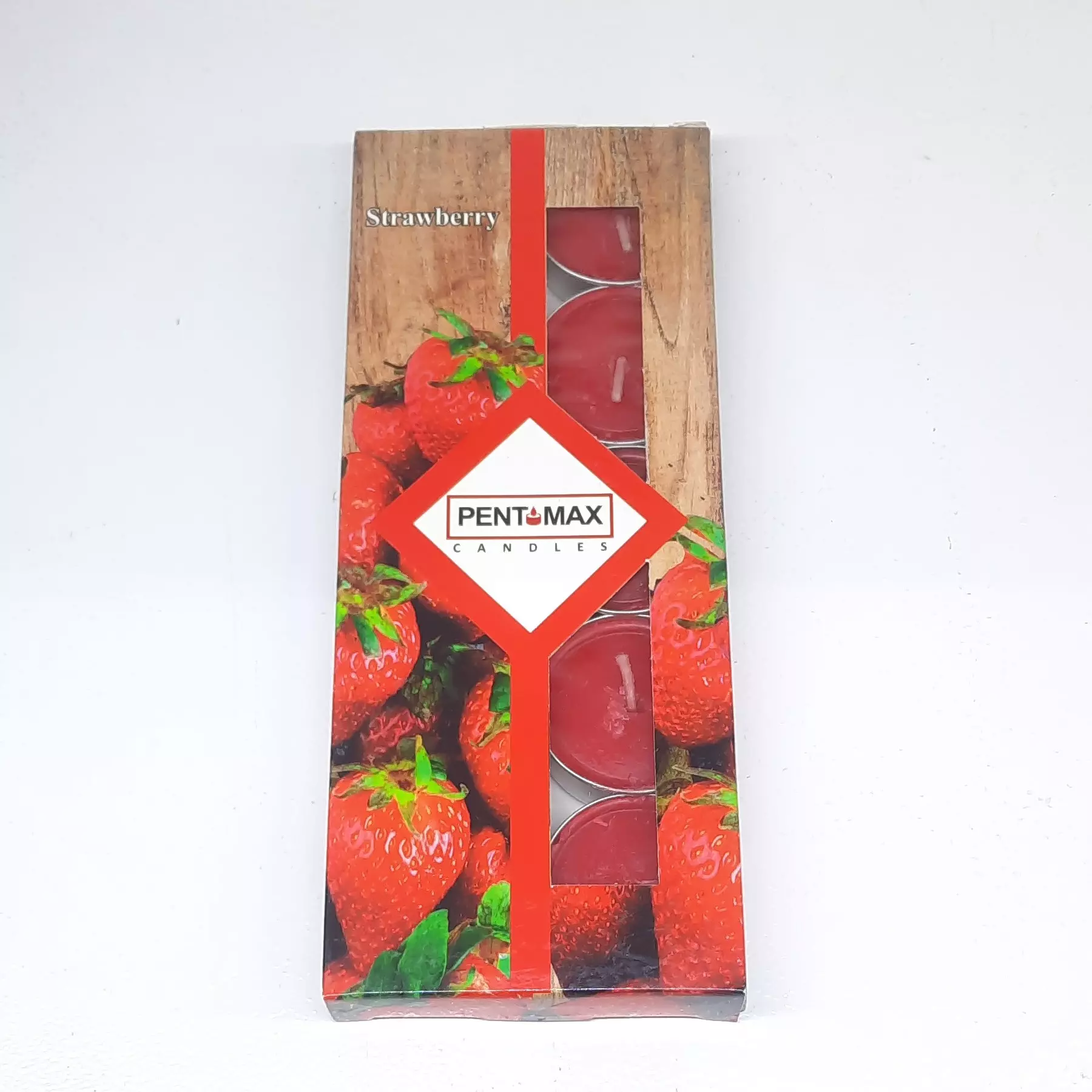 شمع وارمر عطری 10 عددی 3 ساعت سوز (عطر توت فرنگی)