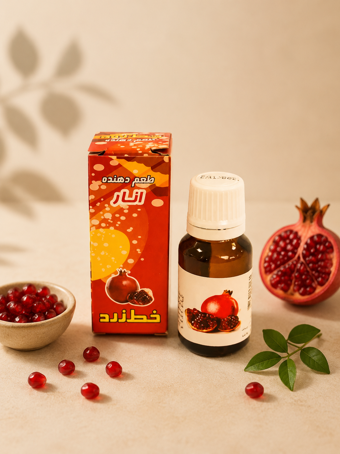 اسانس خوراکی انار  برند خط زرد