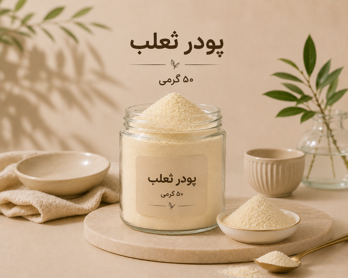 پودر ثعلب ۱۰۰ گرمی