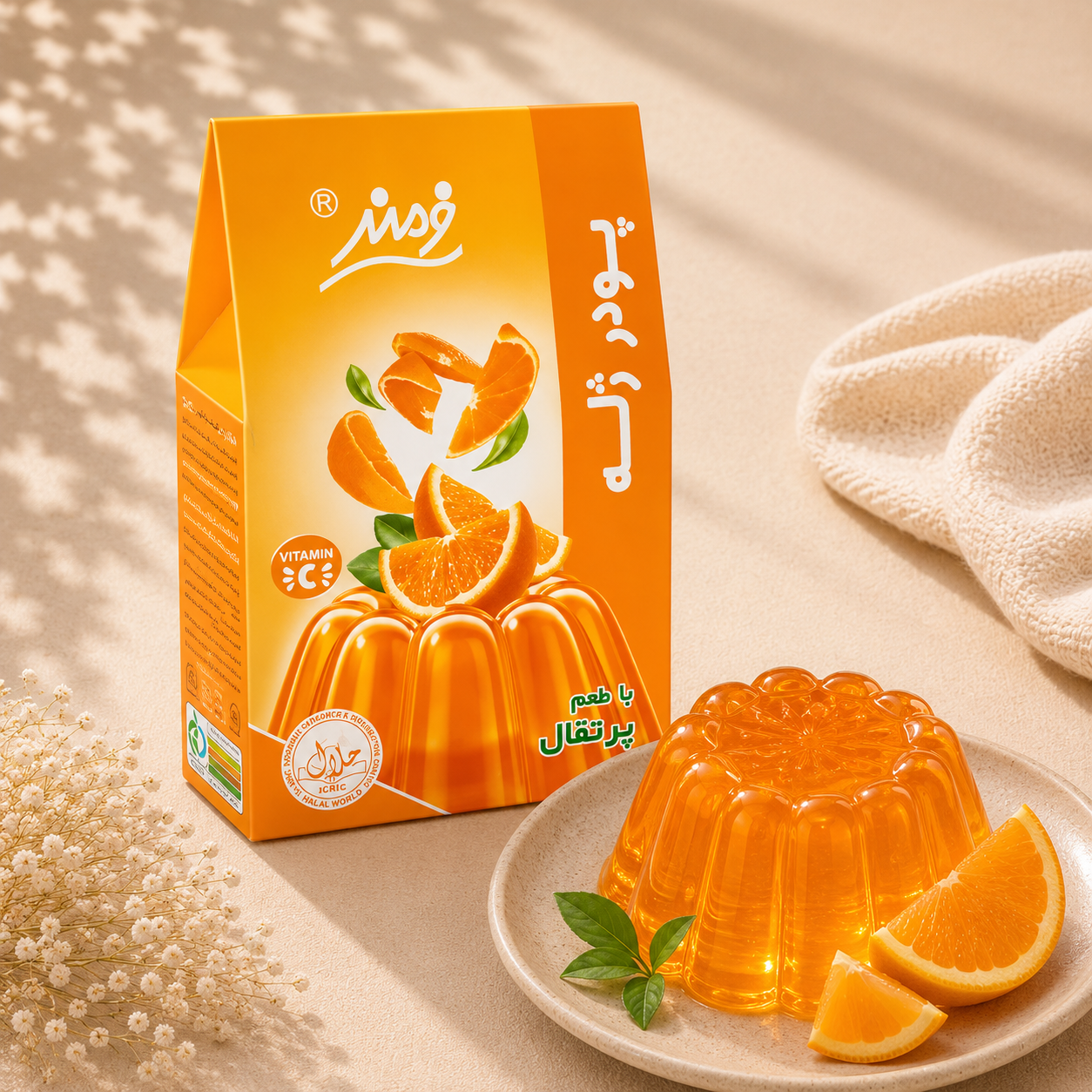 پودر ژله پرتقال فرمند 100 گرمی